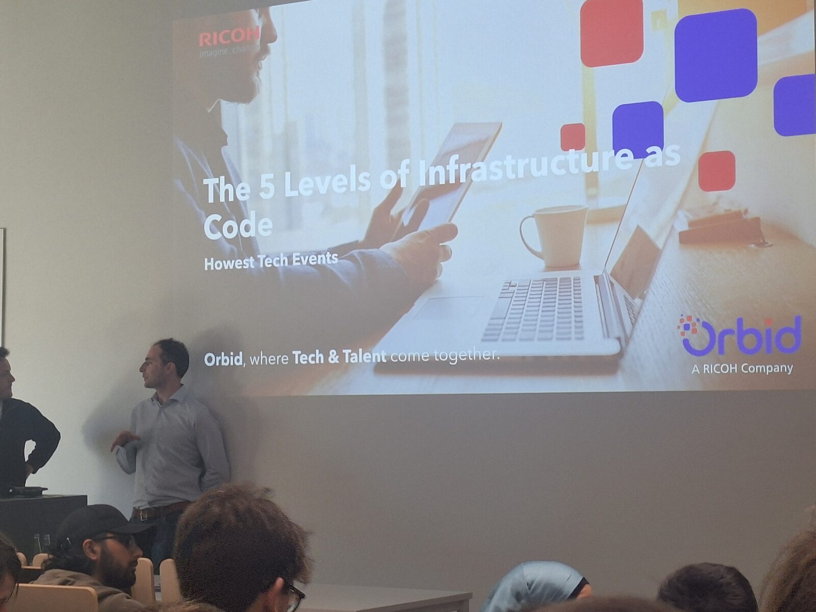 Slide showing the 5 levels of Infrastructure as Code